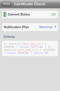 Merrimac Check screenshot